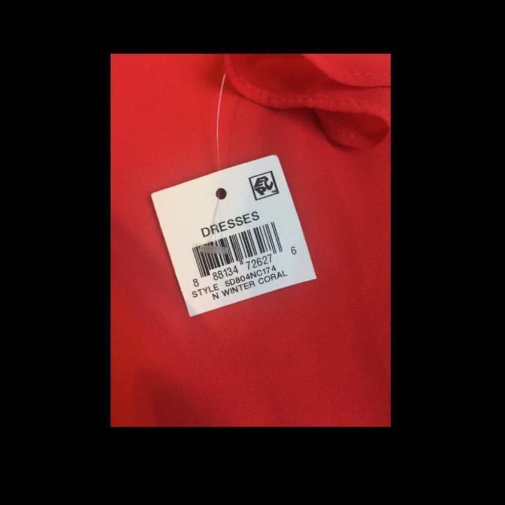 Nwt style & co red dress size 6 - Picture 2 of 6